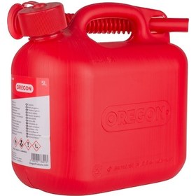 Resim Benzin Bidonu 5lt Kırmızı Oregon 