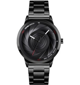 Resim Rogfer Skmei 9210 Moda Trend Erkek İş Kol Saati Basit Üç Boyutlu Yüzey Su Geçirmez Altın Kuvars İzle Adam Siyah Çok Renkli Çok Renkli 