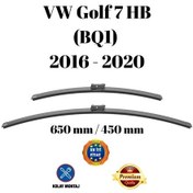 Resim Vw Golf 7 Hb Hatchback Bq1 2016 2017 2018 2019 2020 Uyumlu Ön Cam Muz Tipi Silecek Süpürgesi Seti 650/450mm Silbak 