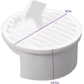 Resim Bimbambom 5'li Yer Süzgeci Sifon Izgarası Gider Kapağı 