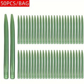 Resim 50 adet TPR Termoplastik Kauçuk Uç Tüpleri Sleeves Aligner, Olta Balıkçılığı Rig Yapımı Terminal Aksesuarları, Dolaşmayı Önleyici, Düz İç Duvar, Yüksek Esneklik, Rahat Dokunma Hissi - Sevgililer Günü, Şükran Günü, Noel, Yılbaşı, Baba Günü Hediyeleri için İdeal, Pilsiz 