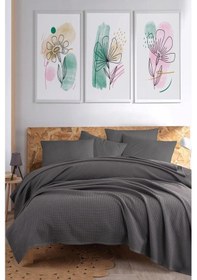 Resim Ecocel Pike Örtü Battal King 240x230cm Karde Antrasit Antrasit 
