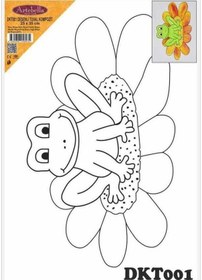 Resim Dkt001 Desenli Tuval Kompozit Boyama 25x35 Cm 