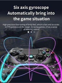 Resim CNK Işıklı Controller Kablosuz Gamepad PS3/PS4/PC/TV/IOS UYUMLU 