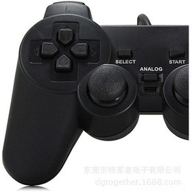 Resim Geekyou Usb Titreşimli Oyun Kumandası - Pc İçin Çift Titreşimli, Siyah, Pc706 Model 