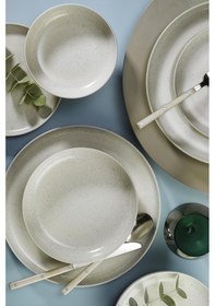 Resim Kütahya Porselen Moderna 18 Parça 6 Kişilik Yemek Takımı Krem 