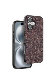 Resim artlab Art Onegif İphone 16 Plus Bright Simli Kapak - Derin Mor Lab 