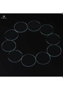 Resim Zcjb 2x10 Adet 1mm Kalın Şeffaf Düz Mineral Cam Saat Parçayı Değiştirin Saatçi 22-73688 
