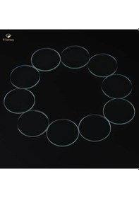 Resim Zcjb 2x10 Adet 1mm Kalın Şeffaf Düz Mineral Cam Saat Parçayı Değiştirin Saatçi 22-73688 