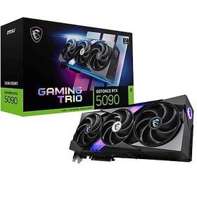 Resim MSI VGA GEFORCE RTX 5090 32G GAMING TRIO RTX5090 32GB GDRR7 512B DX12 PCIE 5.0 X16 (3XDP 1XHDMI) 