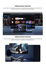 Resim Havit 4K Desteği Otomatik Netleme 5ghz Wifi Kablosuz bağlantı Google Lisanslı Premium Projeksiyon Cihazı 