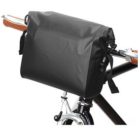 Resim Tenfowee Pvc Materyal Su Geçirmez El Çubuğu Çantası - Bisiklet, Elektrikli Scooter Uyumlu, Hızlı Bağlama, Boyun Askısı İle Taşınabilir Siyah 