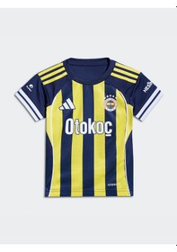 Resim Fenerbahçe S.k. Çubuklu Forma 25/26 Babyset İç Saha Forması Lacivert - Sarı 
