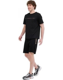 Resim Lumberjack 6m Ml Messus 11urbng2022 6fx Kısa Kolu Siyah Unisex T-shirt 