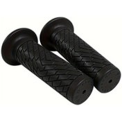 Resim Hightower Evrensel 22mm Siyah Motosiklet Tutacak Kaymaz Kauçuk Grip Aksesuar 