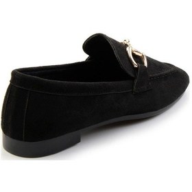 Resim Bambi Siyah Kadın Loafer Ayakkabı K01688011002 Siyah 