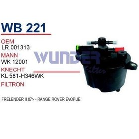 Resim WUNDER WB221 Mazot Filtresi 407 607 807 4007 / S-Max Mondeo 08- 