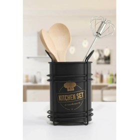 Resim MCM Group Italyan Siyah Metal Kaşıklık 