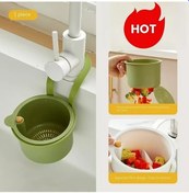 Resim Fochsia Green Çok Amaçlı Askılı Filtre Lavabo Boşaltma Sepeti Dayanıklı Plastik Hızlı Kurulum Mutfak Banyo 