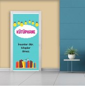 Resim Enmode Kütüphane Kapı Giydirme 