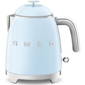 Resim Smeg 50's Style KLF05 800 ML 1400 W Mini Su Isıtıcı Kettle Mavi 