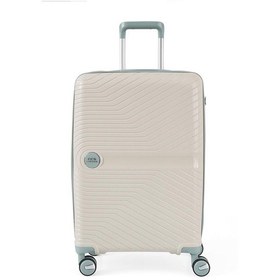 Resim Ççs 5239 Polipropilen Büyük Boy Valiz Beyaz-mavi 