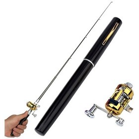 Resim Valkyrie 1 Metre Teleskopik Mini Cep Olta Seti Kalem Kamış Olta 
