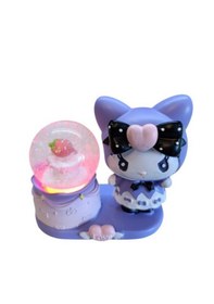 Resim Kromi Figürlü 9cmx8cm Ebat Pilli Işıklı Dekoratif Kar Küre 9cm X 8cm 