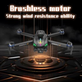 Resim GD83 Katlanabilir Drone Kamera HD 4K 500 Altında Küçük Boyutlu Drone RGB Işık Uzaktan Kumandalı 