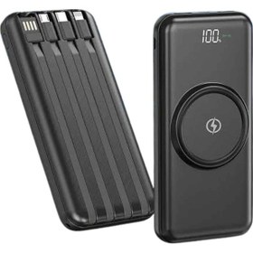 Resim Zenvia Kablosuz Çoklu Şarj Girişli 10.000 Mah Kablolu Powerbank Taşınabilir Znv2026 Çok Renkli 41111872 