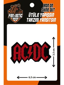 Resim FANTASTIC ARMA Ütü Ile Yapışan Dokuma Arma Patch, Ac/dc 
