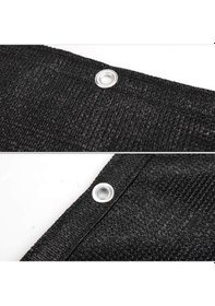 Resim Balkon Demiri Perdesi Korkuluk Perdesi Siyah File 80 X 280 