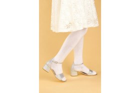 Resim Kiko Kids Kiko 769 Kum Simli Günlük Kız Çocuk 3 cm Topuk Sandalet Ayakkabı Gümüş 