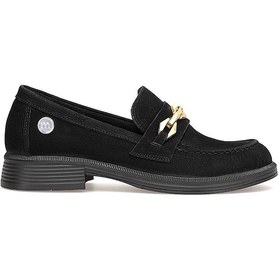 Resim Mammamia D25ka-725 Kadın Hakiki Nubuk Deri Casual Ayakkabı Siyah Siyah 