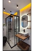 Resim Toprak dekor 90*50 Iki Taraf Oval Banyo Aynası Ledli Ayna Boy Aynası Makyaj Aynası Kuaför Aynası Işıklı Ayna 
