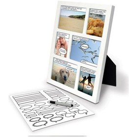 Resim Çizgi Roman Yapıştırmalı Fotoğraf Çerçevesi 