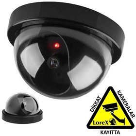 Resim Robotix Caydırıcı Dome Kamera , Dikkat Kameralar Kayıtta Etiketi 