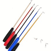 Resim Yeni Üç Bölümlü Teleskopik Kedi Teşhir Çubuğu, Balıkçılık Çubuğu, DIY Tüy Değiştirme Başlığı, Çekilebilir Çubuk Kedi Oyuncak, Pilsiz 