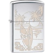 Resim Zippo Çakmak Surfboards In Paradise 