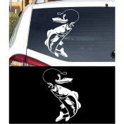 Resim Melek Pazarı Balık Avı Oto STICKER-S1863 