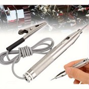 Resim 1 adet Araba ve Motosikletler için Voltaj Test Kalemi - LED Ekranlı, Yüksek Hassasiyetli Ölçüm, Ergonomik Tasarım, Dayanıklı Metal ve ABS Yapı, Pil Gerektirmez, Otomotiv Elektrik Testi, Şık Metalik Kaplama, Güçlü Yapı 