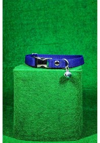 Resim Ayarlanabilir - Sesli Zilli- Lacivert Kedi Tasması 12 Farklı Renk Seçeneği -kedi Boyun Tasması 