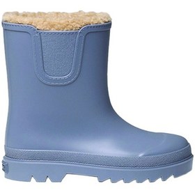 Resim Blau Bot Yağmur Kız Çocuk Lublın Toni Pons Raın Boots In Glossy Rubber Blau 