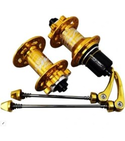 Resim Bike Sky Pasak HB08 Ön ve Arka Göbek 32 Delik (Gold) 