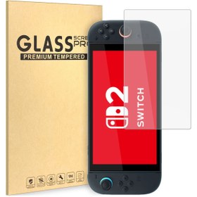 Resim Teknoroket Switch 2 Temperli Cam 9H Ekran Koruyucu (Nintend o Switch 2 2025) 