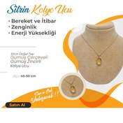 Resim OSMANLI DEĞERLİ TAŞ Sitrin Doğal Taş Bronz Kolye Ucu - M368 