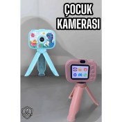Resim Ayaklı Mini Fotoğraf Makinesi Çocuk Için Eğitici Video Kamera 