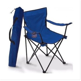 Resim Katlanabilir Mavi Kamp Sandalyesi Kılıflı Sandalye Rejisör Mavi 