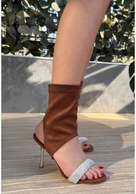 Resim Brit Kahverengi Süet Booite Kahverengi 