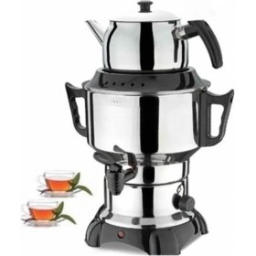 Resim Armağan Elektrikli Çelik Semaver 3,5 Lt Inox 